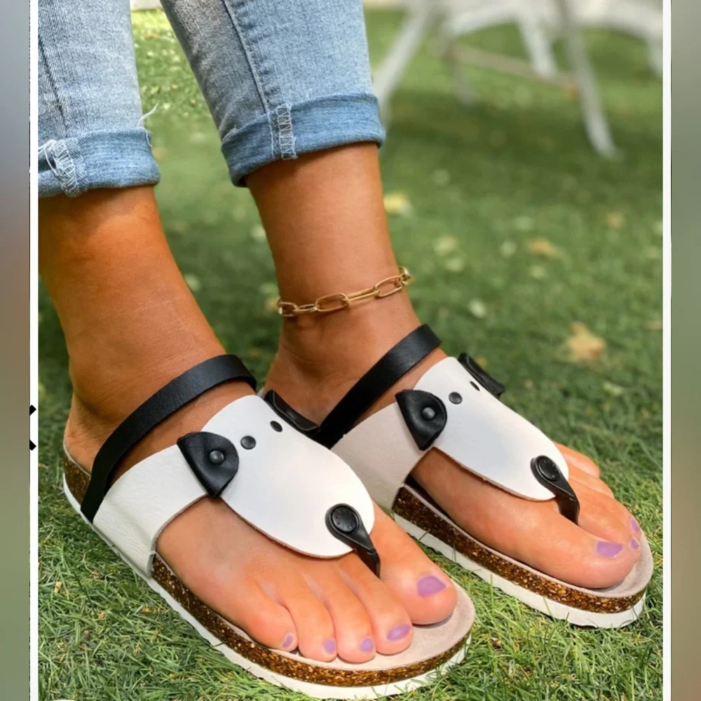 Maibulun Puppy Face Sandals Size 38 / 7